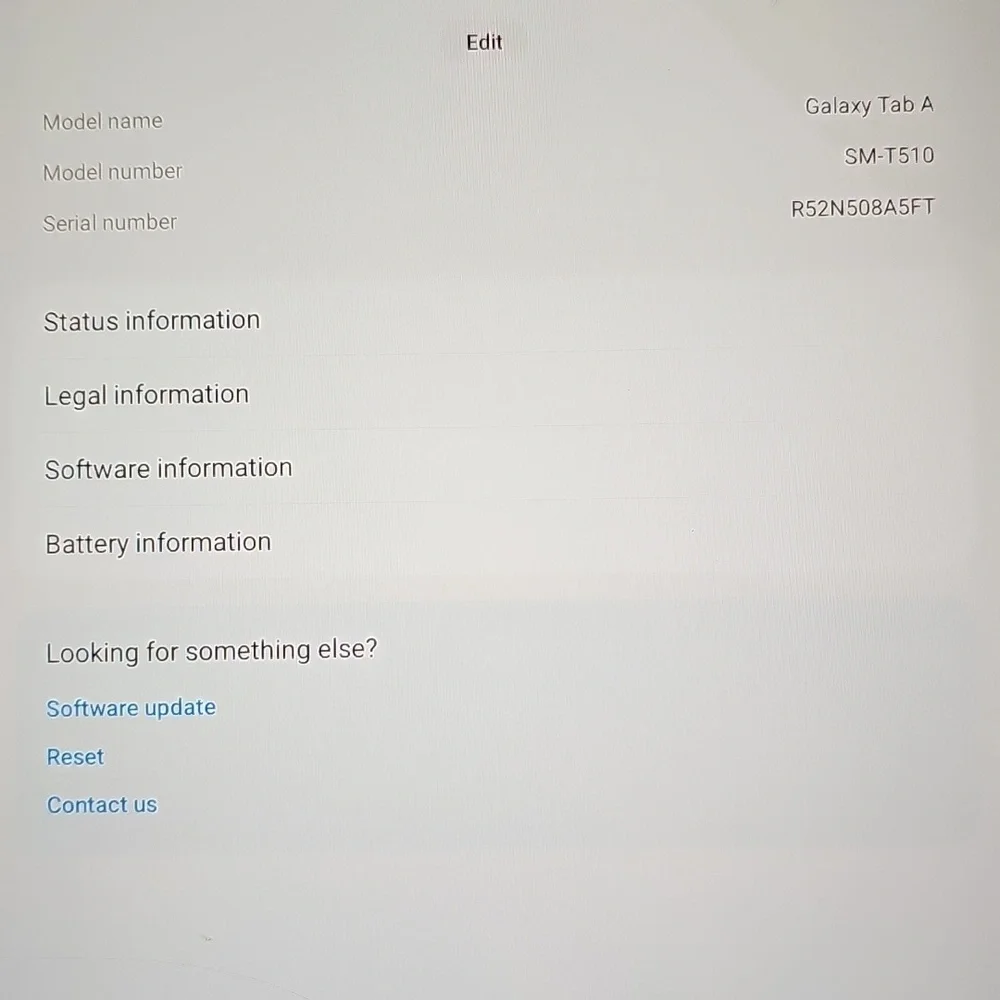 Samsung Galaxy Tab A - Black With Blue Case (2019) 10.1
